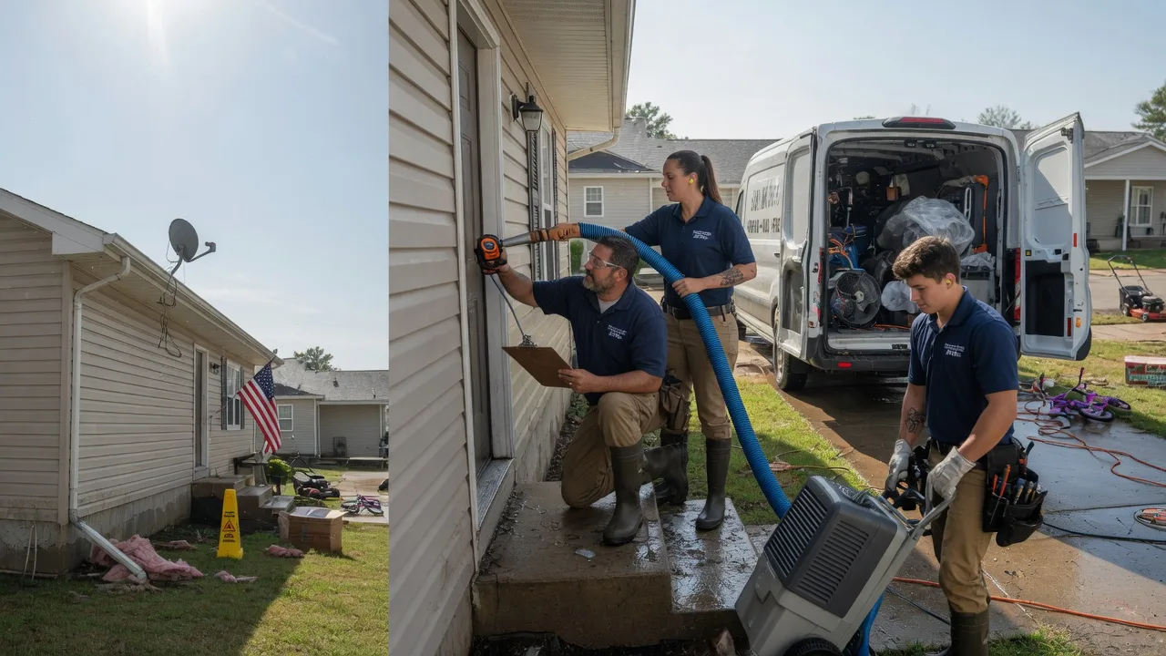 Ceiling Water Damage Restoration in Diller, NE near me